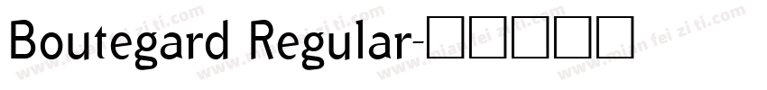 Boutegard Regular字体转换